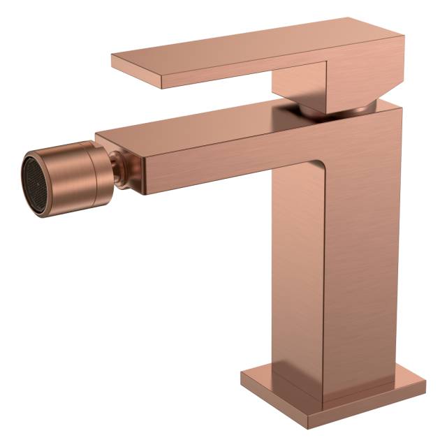 Смеситель для биде Qubic Copper Brushed