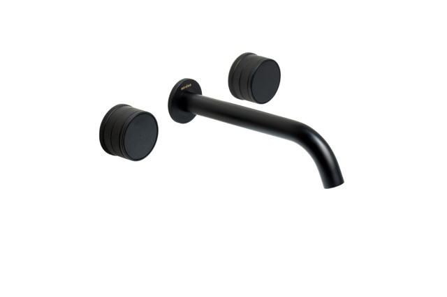 Смеситель из стены PRESTIGE на 3 отв. BLACK