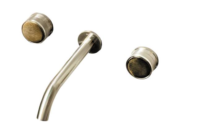 Смеситель из стены PRESTIGE на 3 отв. NICKEL BRUSH