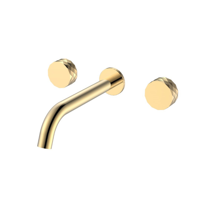 Смеситель из стены STICK DIAMOND на 3 отв. GOLD