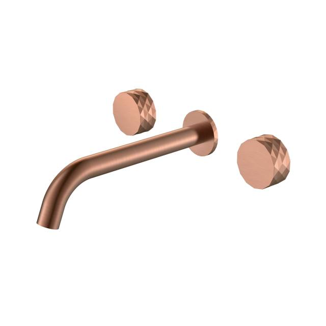Смеситель из стены STICK DIAMOND на 3 отв. COPPER BRUSHED