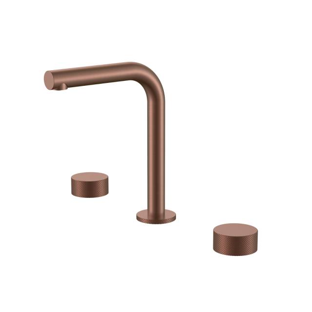 Смеситель на столешницу STICK TOUCH на 3 отв. BRUSHED BRONZE