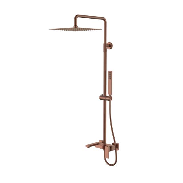 Стойка для душа QUBIC Brushed Bronze