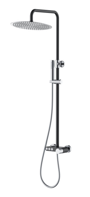 Стойка для душа STICK BLACK DIAMOND CHROME