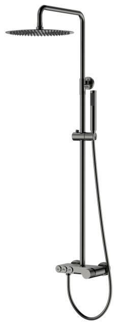 Стойка для душа STICK Gun Metal c ручкой TOUCH