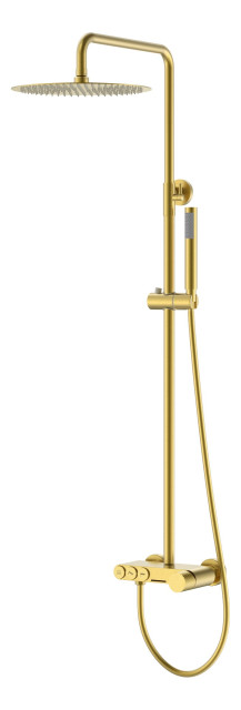 Стойка для душа STICK Matt Gold c ручкой DIAMOND