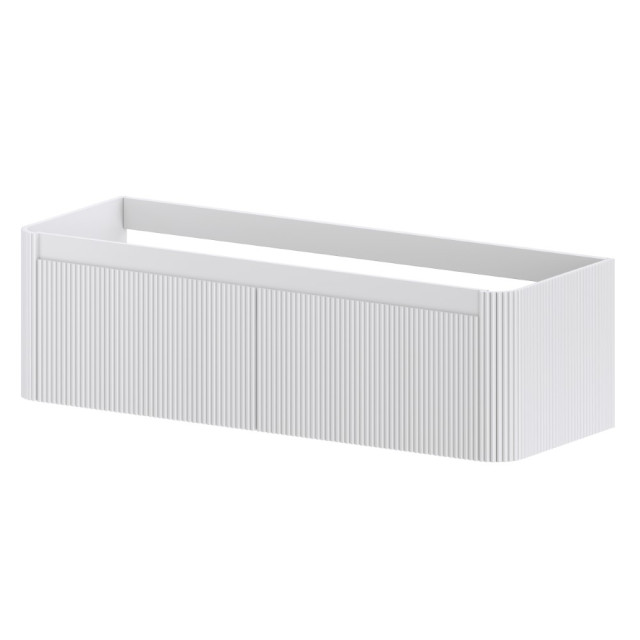 Тумба без раковины VOI рифл. 140см MATT WHITE