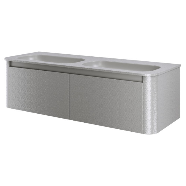 Тумба с раковиной VOI 140CM STONEFINISH LUNA