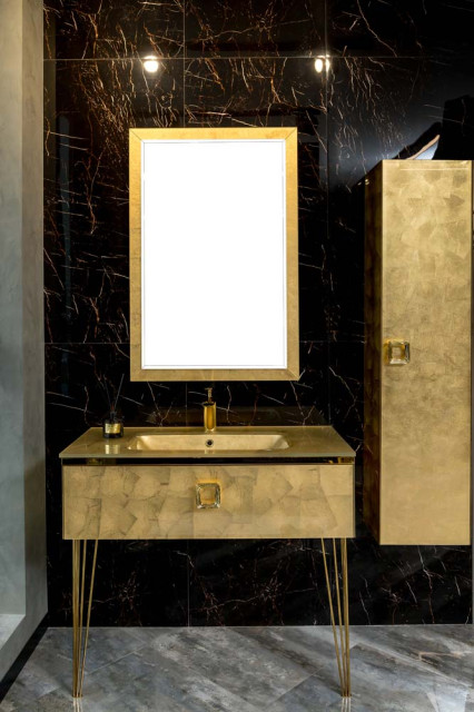 Консоль LUCIDO 80 см Поталь GoldFoil