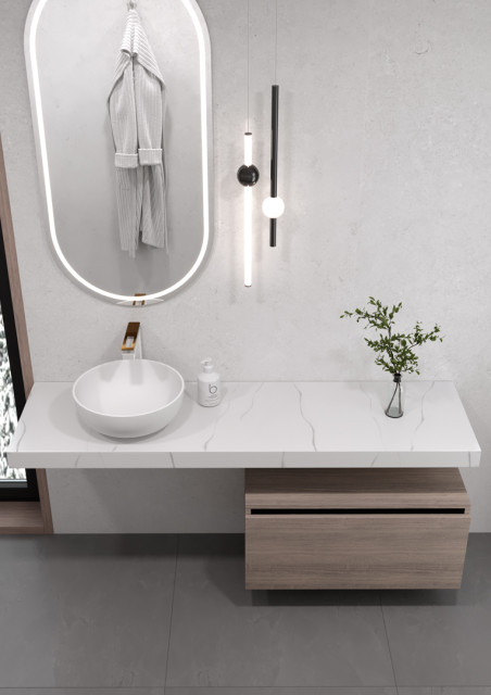 Ящик под столешницу 80см LIGHT OAK VALLESSI UNO-S