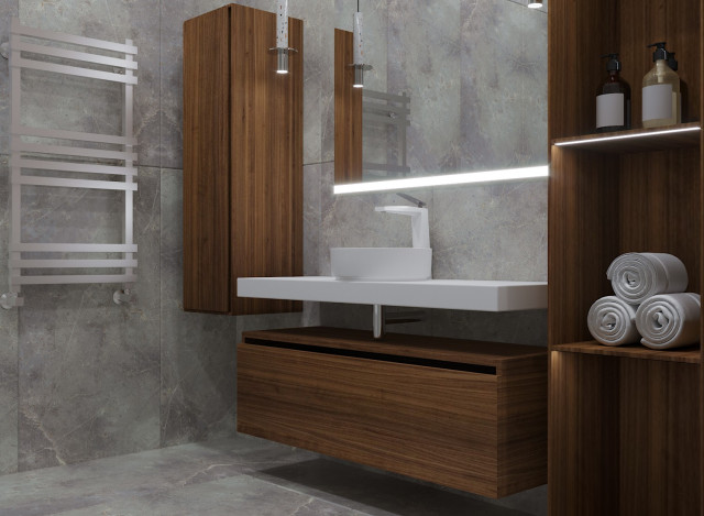 Ящик под столешницу 140см DARK OAK VALLESSI UNO-S