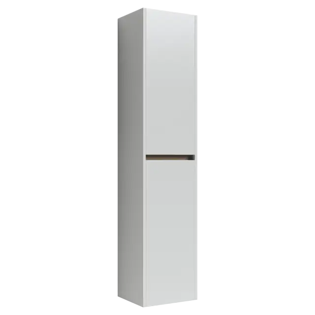 Шкаф-пенал SANCOS Ум (Smart) подвесной белый, 35x30x160 арт. PSM35W