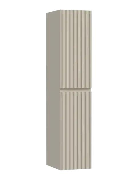Шкаф-пенал SANCOS Сноб T (Snob T) подвесной Бежевый матовый (Beige Soft) 35x35x165 арт. PSNT35CE