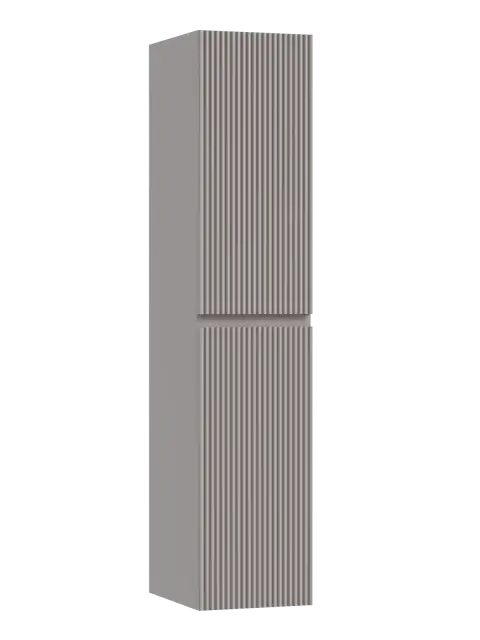 Шкаф-пенал SANCOS Сноб Р (Snob R) подвесной Пыльная роза (Doha Soft) 35x35x165 арт. PSNR35SM