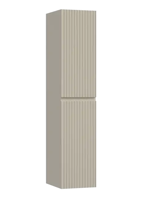 Шкаф-пенал SANCOS Сноб Р (Snob R) подвесной Бежевый матовый (Beige Soft) 35x35x165 арт. PSNR35CE