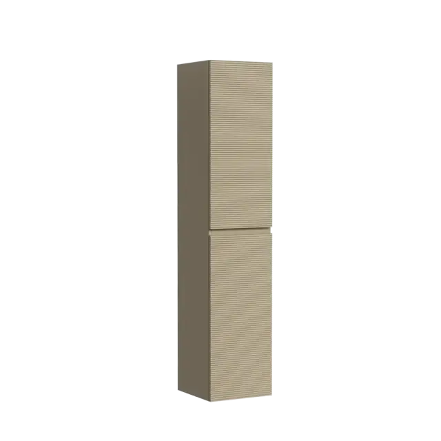 Шкаф-пенал подвесной SANCOS Фолк (Folk) 35x35x165 цвет Капучино, арт. PFL35CP