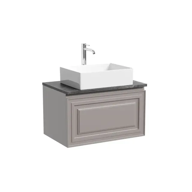 Тумба подвесная SANCOS Самая (Very) 70x45x40 c одним ящиком оснащенным доводчиками, Пыльная роза (Doha Soft), арт.VR70SM