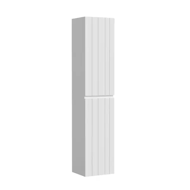 Шкаф-пенал подвесной SANCOS Ламель 35x35x165 белый матовый, арт. PLM35W