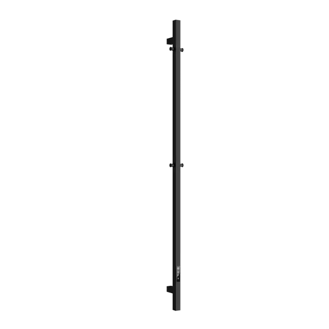 Полотенцесушитель электрический Sancos Линн (Linn) 150x3 I-образный черный матовый SC13002MB