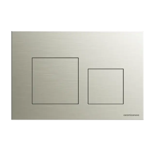 Кнопка смыва Баланс (Balance), клавиши Квадрат (Square), цвет брашированный никель, арт. CN12-002BN