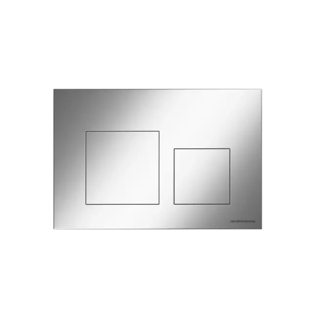 Кнопка смыва Баланс (Balance), клавиши Квадрат (Square), цвет хром матовый, арт. CN12-002M