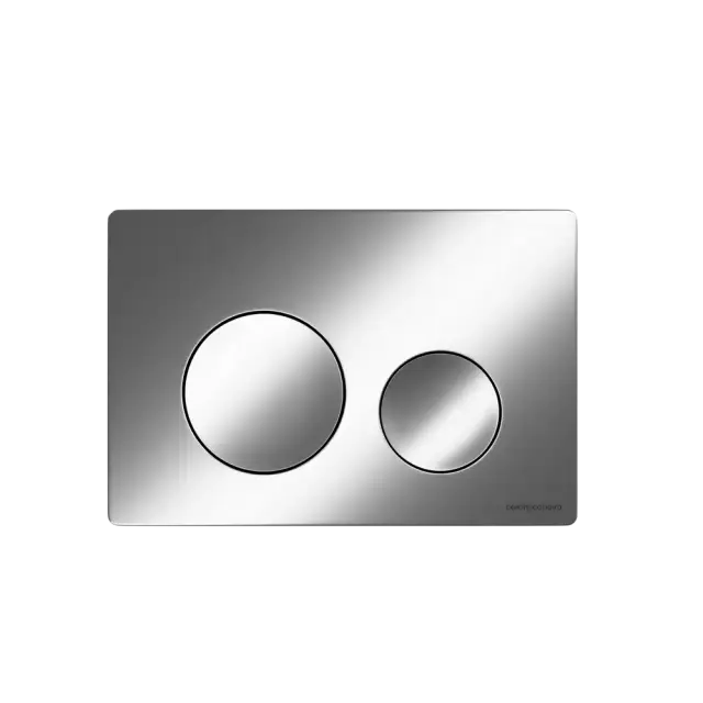 Кнопка смыва Баланс (Balance), клавиши Круг (Circle), цвет хром матовый,арт. CN12-001M