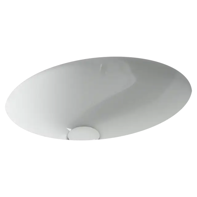 Раковина встраиваемая снизу Ceramicanova Эра (Era) 465x380x190 мм, с отверстием слива - перелива, белый, арт.CN15005