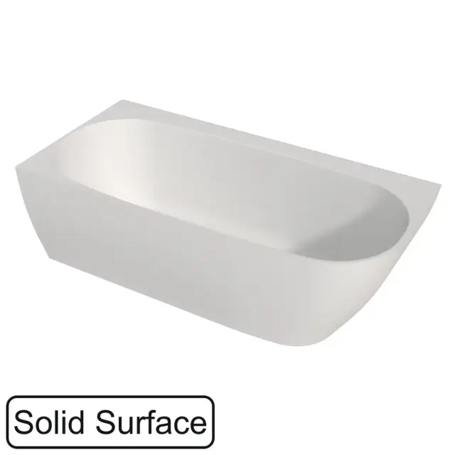 Ванна WHITECROSS Magnet 170x80 L БЕЗ ПЕРЕЛИВА (белый мат) иск. камень