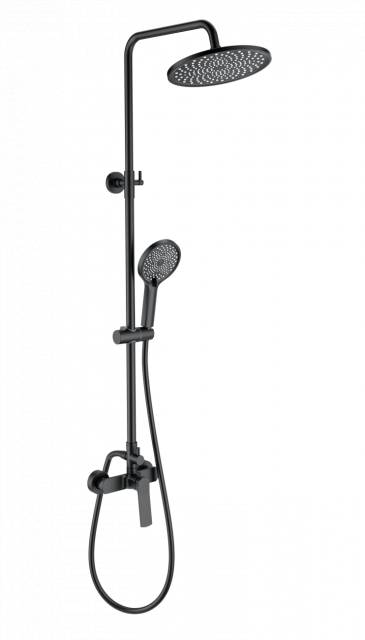 Душевая система WONZON & WOGHAND, Черный матовый (WW-B3200-MB)
