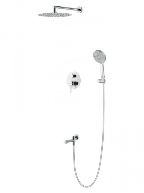 Душевая система встраиваемая WONZON & WOGHAND STICK, Хром (WW-88939017-CR)