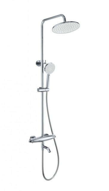 Душевая система с термостатом WONZON & WOGHAND CAPSULE, Хром (WW-B3031-A1-CR)