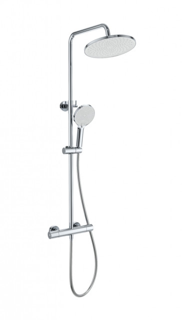Душевая система с термостатом WONZON & WOGHAND INN 1, Хром (WW-B3013-T1-CR)