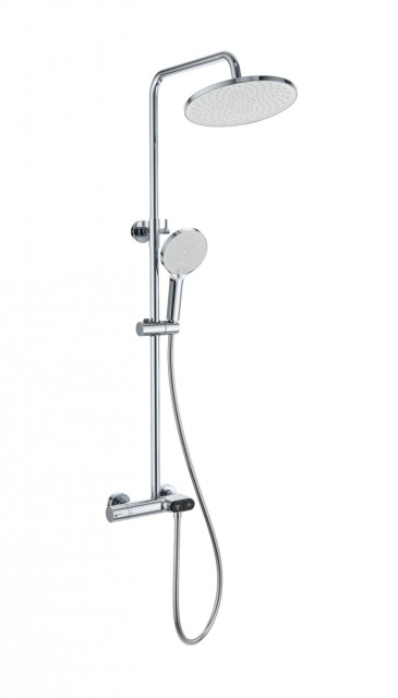 Душевая система с термостатом WONZON & WOGHAND MUSE Corno , Хром (WW-B2091-A-CR)