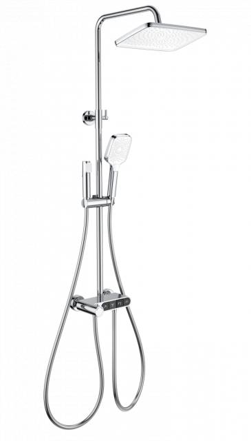 Душевая система с термостатом WONZON & WOGHAND MUSE Corno, Хром (WW-B3112-CR)