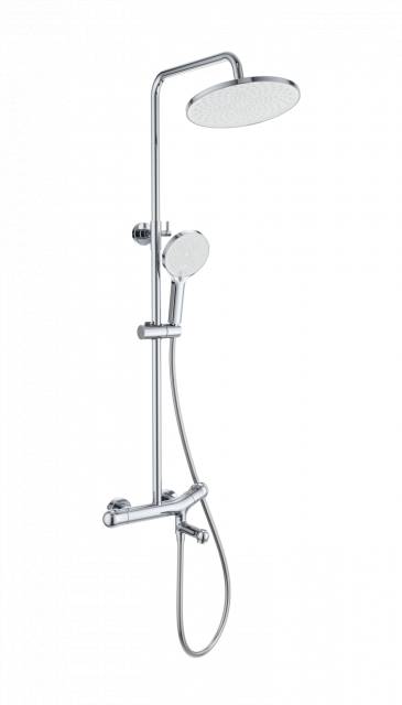 Душевая система с термостатом WONZON & WOGHAND T-1000, Хром (WW-B3057-A-CR)