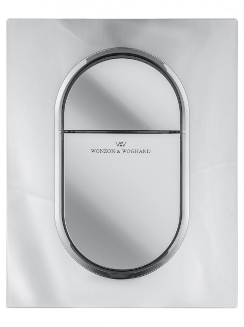 Кнопка смыва для инсталляции пневматическая WONZON & WOGHAND, Хром (WW-IB257-CR)