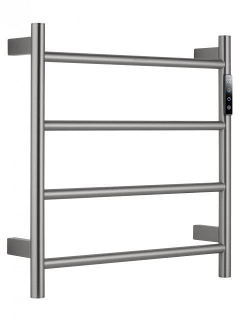 Полотенцесушитель электрический WONZON & WOGHAND BONN, Брашированный никель (WW-AL404-BR)