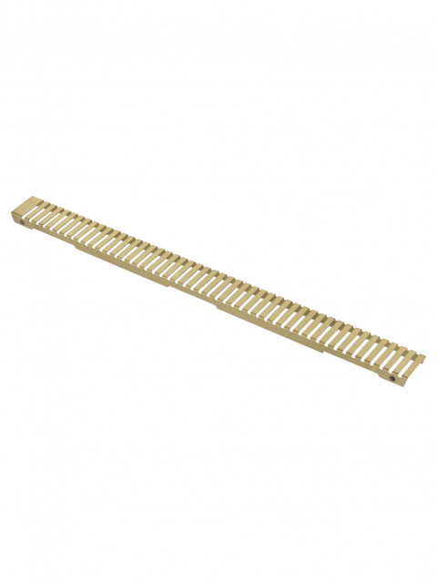 Решетка для душевого трапа 80 см WONZON & WOGHAND, Брашированное золото (WW-651800L-BG)