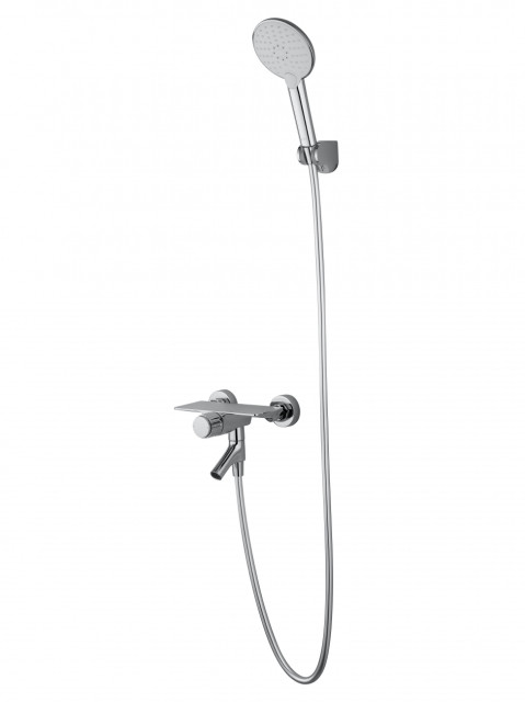 Смеситель для ванны с душем WONZON & WOGHAND CLICK, Хром (WW-FE05L221-CR)