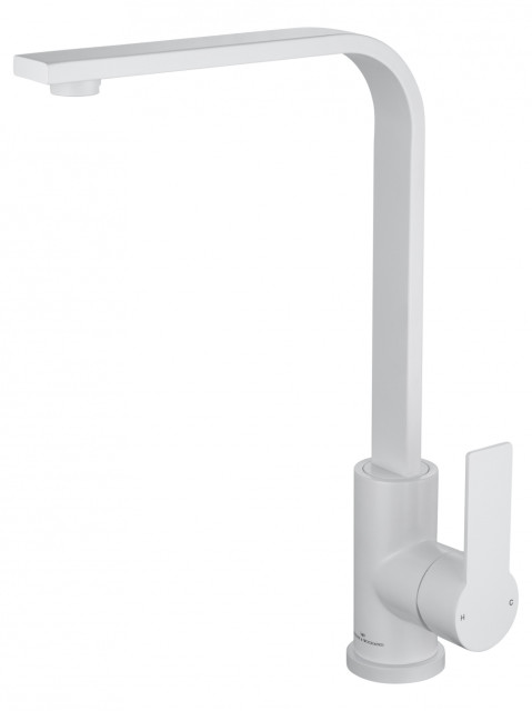 Смеситель для кухни WONZON & WOGHAND, Белый матовый (WW-AE4550-MW)