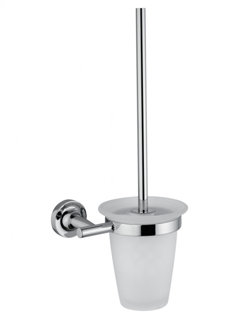 Туалетный ершик в комплекте WONZON & WOGHAND SIMPLE, Хром (WW-6529)