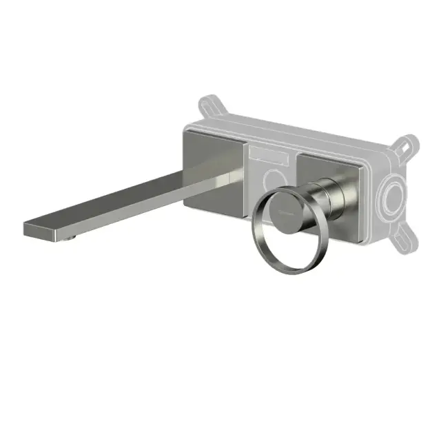 Смеситель для умывальника скрытого монтажа WHITECROSS XO1425NIB (брашированный никель)