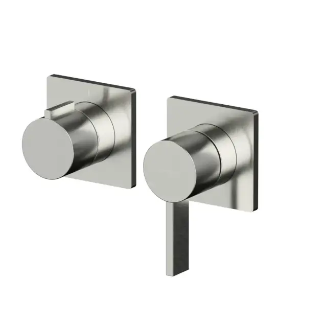 Внешняя часть смесителя на 2 потребителя WHITECROSS XT1442NIB (брашированный никель)