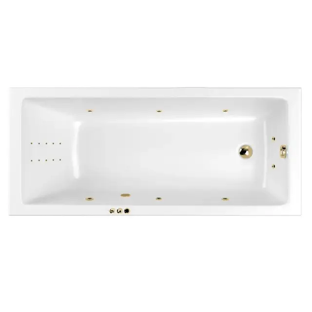 Ванна WHITECROSS Wave 175x70 "SMART NANO" (золото)