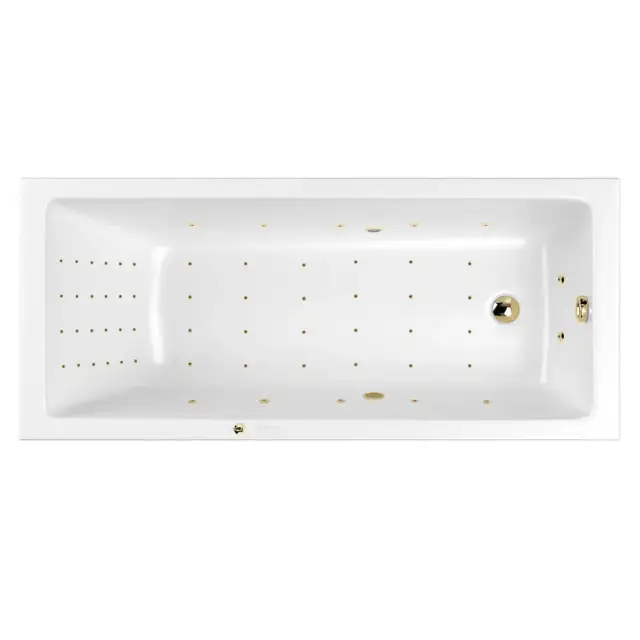 Ванна WHITECROSS Wave 175x70 "NANO" (золото)
