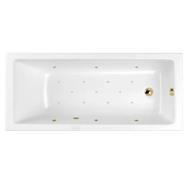 Ванна WHITECROSS Wave 175x70 "RELAX" (золото)