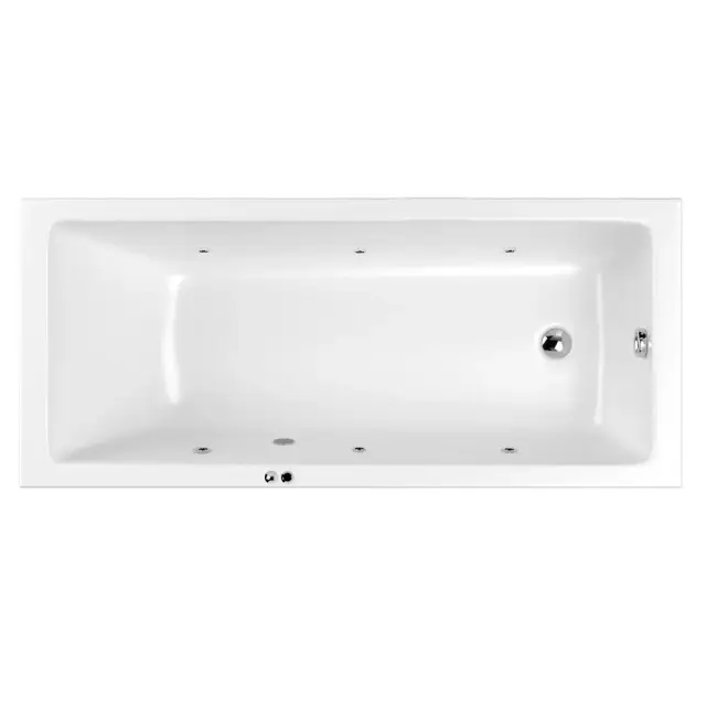 Ванна WHITECROSS Wave Slim 175x70 "SOFT" (хром)