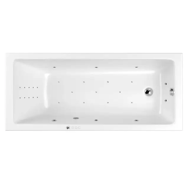 Ванна WHITECROSS Wave Slim 175x70 "ULTRA NANO" (хром)
