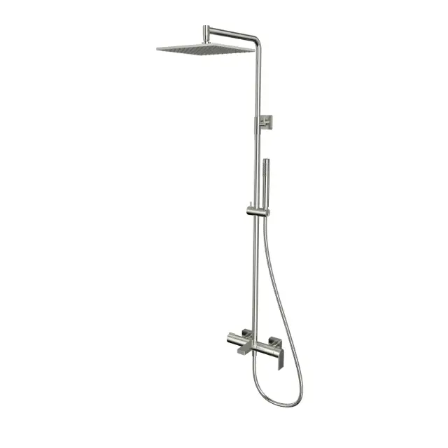 Система для душа наружного монтажа WHITECROSS XI1450NIB (брашированный никель)