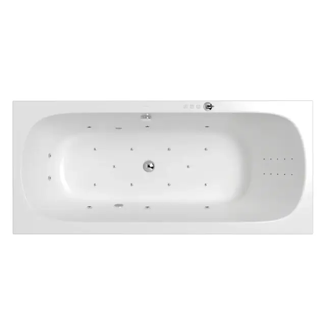 Ванна WHITECROSS Print Slim 170x75 "ULTRA NANO" (хром)